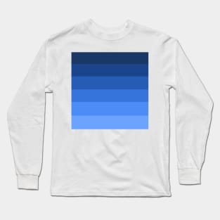 Ocean blue strips Long Sleeve T-Shirt